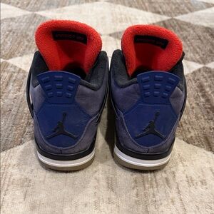 Jordan Flight Sneakers - Navy and Red